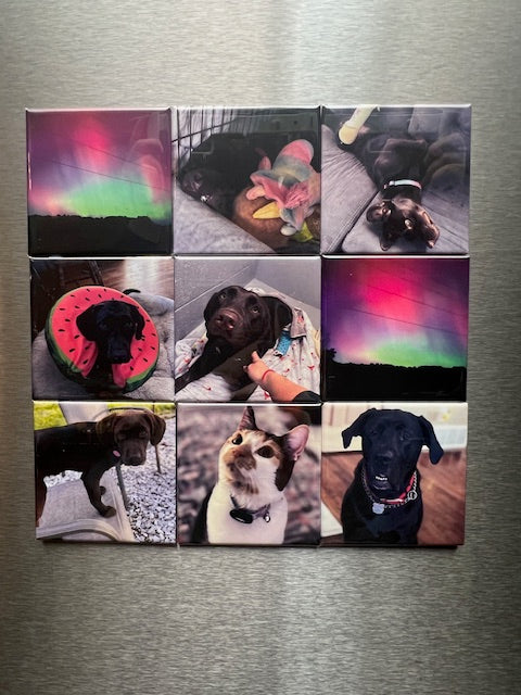 Set of 9 Custom Magnets