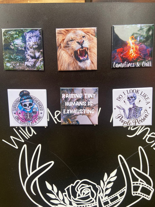 Set of 6 Custom Magnets