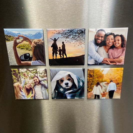 Set of 6 Custom Magnets